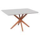 Ver imagem 5 de Conjunto Sala de Jantar 2 Cadeiras Mesa Retangular Tampo Laqueado com Vidro