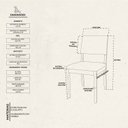Ver imagem 4 de Conjunto Sala de Jantar 2 Cadeiras Mesa Retangular Tampo Laqueado com Vidro