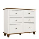 Ver imagem 1 de Cômoda Retrô 6g Off White-nogueira
