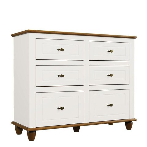 Cômoda Retrô 6g Off White-nogueira