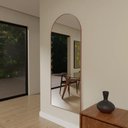 Ver imagem 1 de Espelho Janela Moldura em Couro 115cm 150cm 170cm Corpo Inteiro Luxo com Suporte 150cm X 60cm
