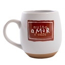 Ver imagem 3 de Caneca de Cerâmica Oval 400ml Muito Amor e Café Presente