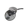 Panela Aluminio Revestimento Ceramico Cinza 20cm - 3