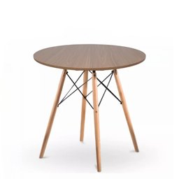 Mesa Eiffel 70cm Redonda Madeira Mdf Tx Design Moderno - 2