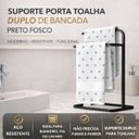 Ver imagem 6 de Suporte Porta Toalha de Rosto Duplo para Bancada de Banheiro Lavabo