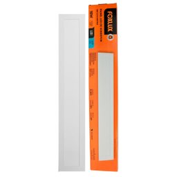 Kit 3 Painel Led 18w 6500k 10x60 Retangular Sobrepor Foxlux - 3