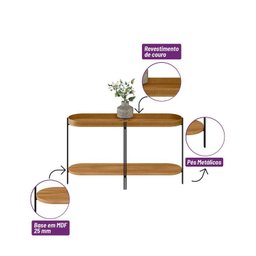 Aparador para Sala de Estar 139cm X 79cm X 37cm Mônaco - 3