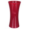 Vaso Decorativo Enfeite Casa Redondo Home&co Leitoso Vidro 25x12x12cm Vermelho - 1
