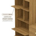Ver imagem 6 de Cômoda Guarda-Roupa Cristal 2 Portas 4 Gavetas