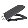 Assento Sedile Boss Liso Super Luxo (reb. Oculto) Preto Fosco As31882 - 1