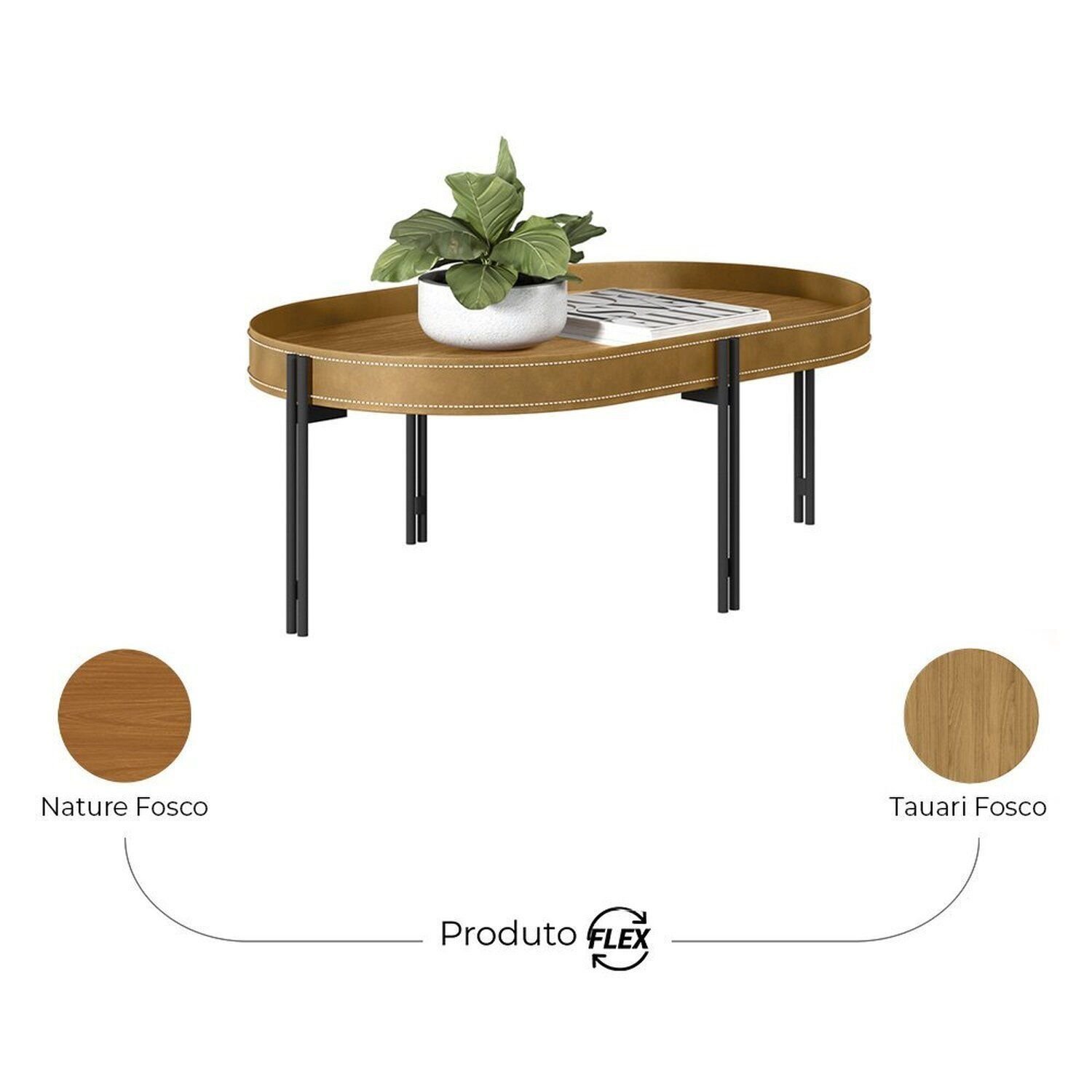 Mesa de Centro Detalhe em Corino Mônaco Linea Brasil - 5