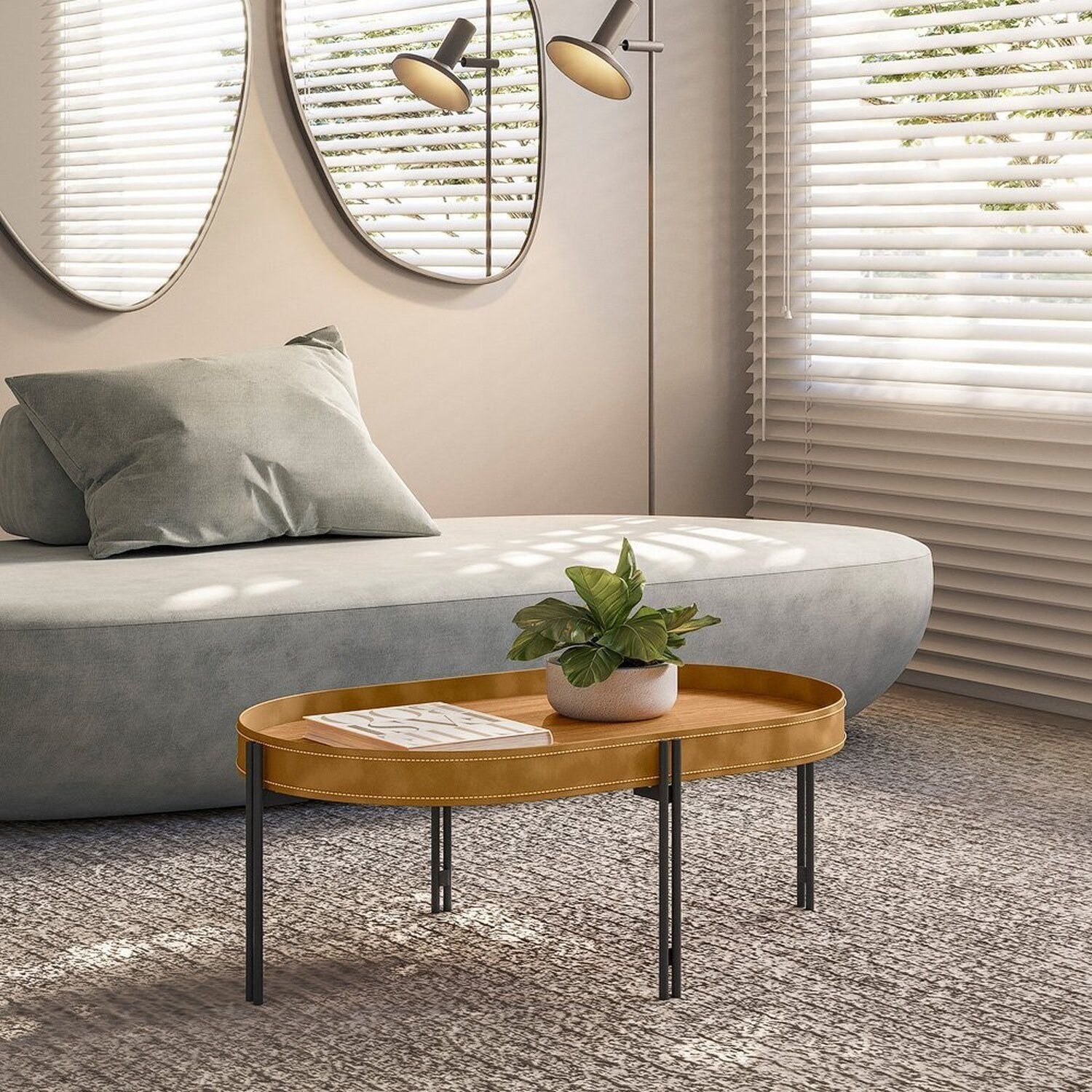Mesa de Centro Detalhe em Corino Mônaco Linea Brasil - 1