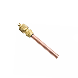 20x Válvulas Serviço Schrader 1/4 50mm Cobre Refrigeração - 2