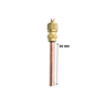 20x Válvulas Serviço Schrader 1/4 50mm Cobre Refrigeração - 3