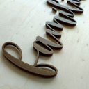 Ver imagem 2 de Adorno De Parede Família - Palavra Decorativa, Quadro, lettering - Toque 3D:Bronze