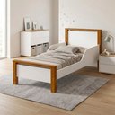 Ver imagem 4 de Cama Infantil Meli Pés em Madeira com Colchão Ortobom para Dormitório Infantil - Branco com Mel