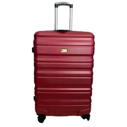 Mala Viagem Média Rígida Rodas 360º Vinho 42x25x64cm - 1