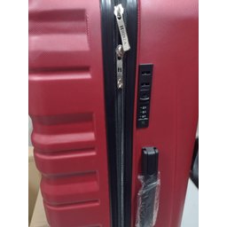 Mala Viagem Média Rígida Rodas 360º Vinho 42x25x64cm - 7