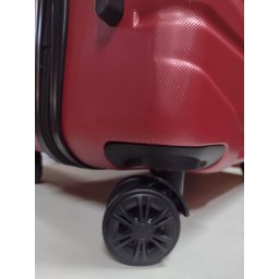 Mala Viagem Média Rígida Rodas 360º Vinho 42x25x64cm - 5
