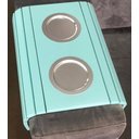 Ver imagem 4 de Esteira Decorativa Laqueada Apoio Sofá C Alumínio Azul Bebe