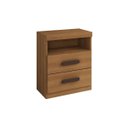 Ver imagem 2 de Kit 2 Mesas de Cabeceira Criado Compacto Quarto Cama - Cinamomo