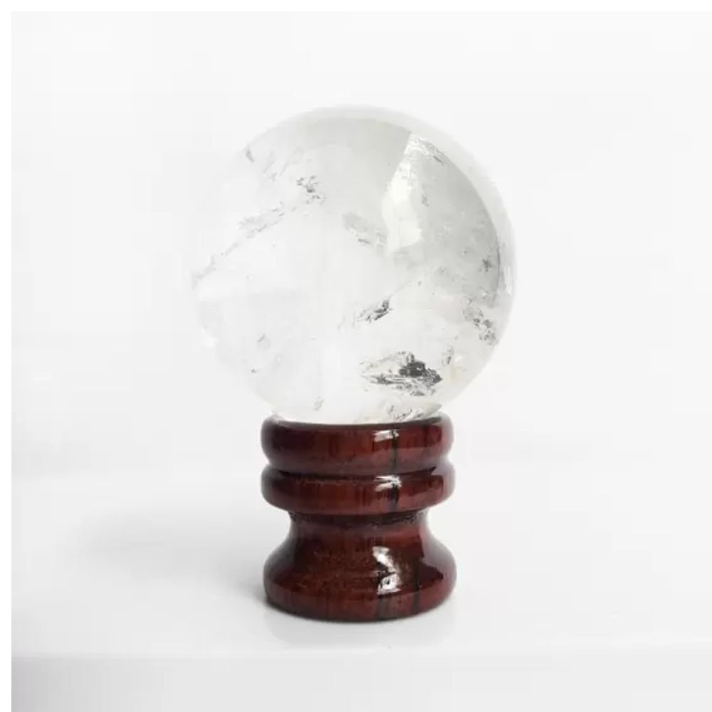 Bola de Cristal Quartzo Transparente 200Gr