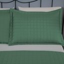 Ver imagem 4 de Kit Cobre Leito Matelado Copacabana 3 Peças Queen 100% Poliéster Percal 300 Fios - Verde