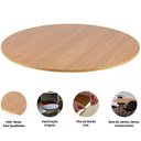 Ver imagem 5 de Mesa de Jantar Leda 90cm Redonda Mdf Ttx Base Metal