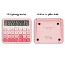Ver imagem 3 de Calculadora Mesa Rosa 12 Dígitos Procalc Pc315 Softkey