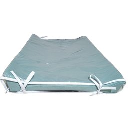 Trocador Bebê de Cômoda Anatômico Liso Verde com Capa - Hug - 2
