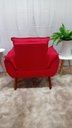 Ver imagem 4 de Kit 02 Poltrona Decorativa Opala Suede Vermelho -pandora Decor