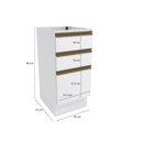 Ver imagem 4 de Balcão 3 Gavetas Kappesberg Celeste 100% Mdf Branco 40cm
