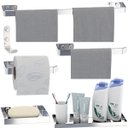 Ver imagem 2 de Kit Acessórios Para Banheiro 6 Peças Cromado