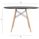 Ver imagem 3 de Mesa Eames Eiffel Jantar 100cm Redonda Madeira Mdf Tx