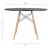 Mesa Eames Eiffel Jantar 100cm Redonda Madeira Mdf Tx - 3