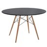 Mesa Eames Eiffel Jantar 100cm Redonda Madeira Mdf Tx - 2