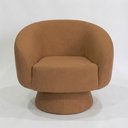 Ver imagem 7 de Poltrona Decorativa Fixa com Puff Liz Bouclé Terracota - Nexta Casa