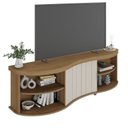Ver imagem 3 de Kit para Sala de Estar Rack e Mesa de Centro e Buffet Magnum Marrom