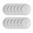 Ver imagem 1 de Jogo 12 Pratos Fundos Pomerode Brancos 24 Cm Porcelana Schmidt