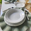 Ver imagem 4 de Jogo 12 Pratos Fundos Pomerode Brancos 24 Cm Porcelana Schmidt