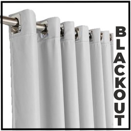 cortina blackout para quarto sala 5,50 x 2,60 Turin branco - 5