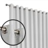 cortina blackout para quarto sala 5,50 x 2,60 Turin branco - 3