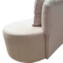 Ver mais imagens de Sofá 3 Lugares Orgânico Curvo Madrid 180cm Bouclé Bege