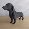 Dachshund Salsicha Geométrico Decorativo - Preto - 1
