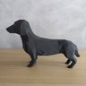 Dachshund Salsicha Geométrico Decorativo - Preto - 2