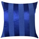 Ver imagem 1 de Capa de Almofada em Jacquard Listrado Azul Royal 45x45cm