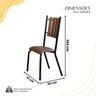 Kit com 04 Cadeiras 105x50cm Goiânia - 4