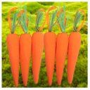 Ver imagem 1 de Enfeite Decorativo Páscoa 6 Cenouras Pendentes Isopor 14cm