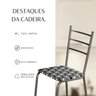 Kit com 06 Cadeiras 105x50cm Maceió - 6