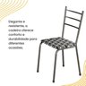 Kit com 06 Cadeiras 105x50cm Maceió - 5
